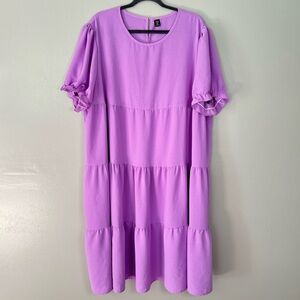 Shein Curvy Vibrant Lilac Dress